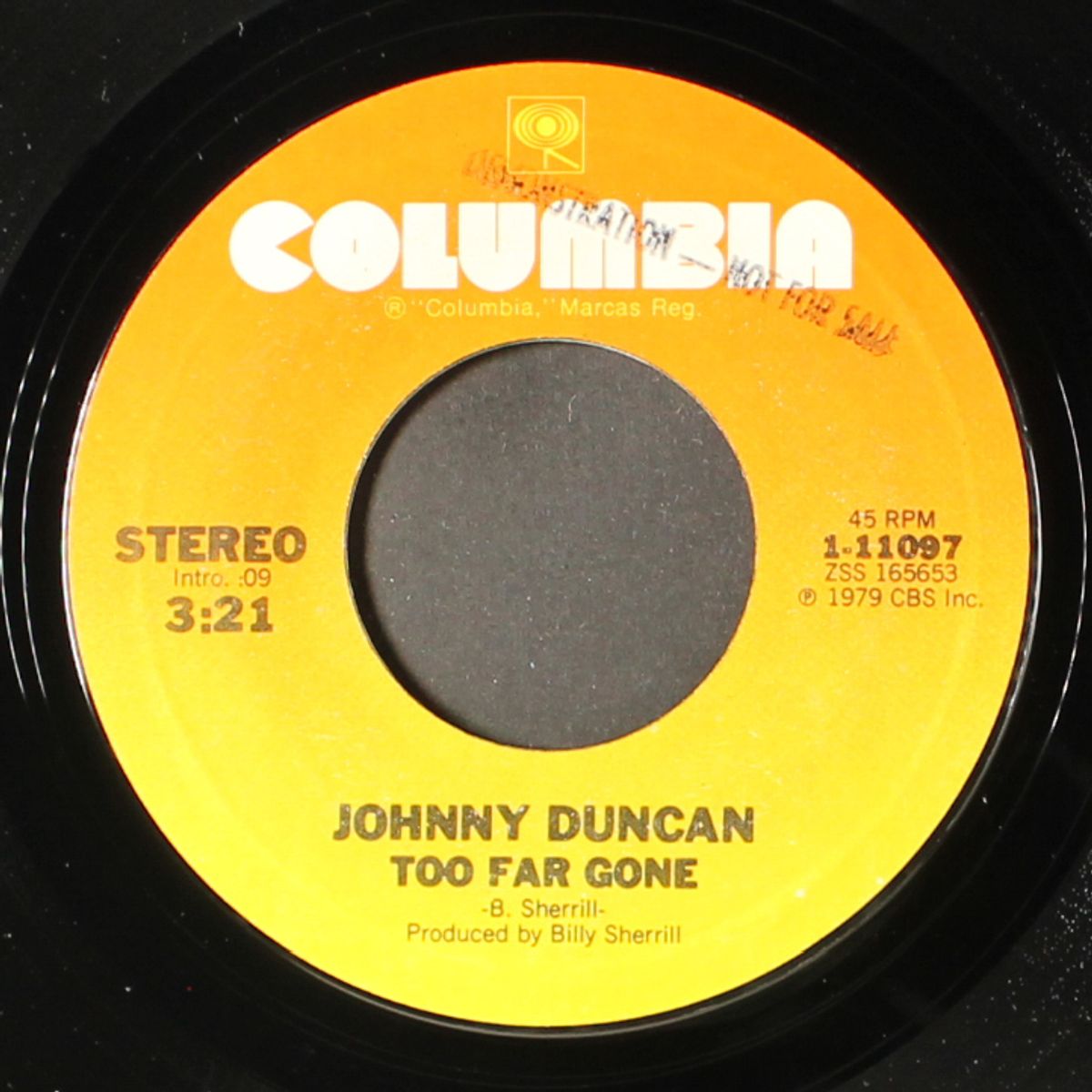 too far gone / the lady in the blue mercedes by JOHNNY DUNCAN