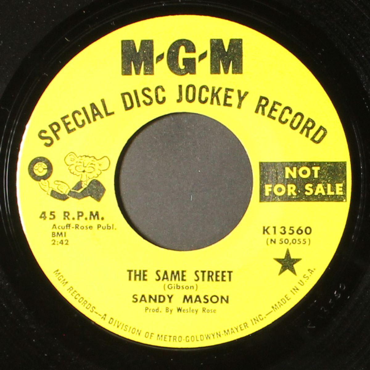 the same street / (waitin' for) the right one for me by SANDY MASON
