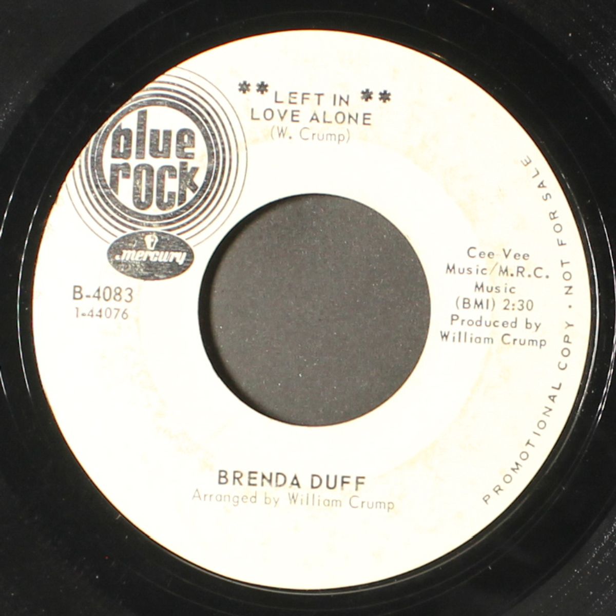 love ain't never hurt nobody / left in love alone by BRENDA DUFF