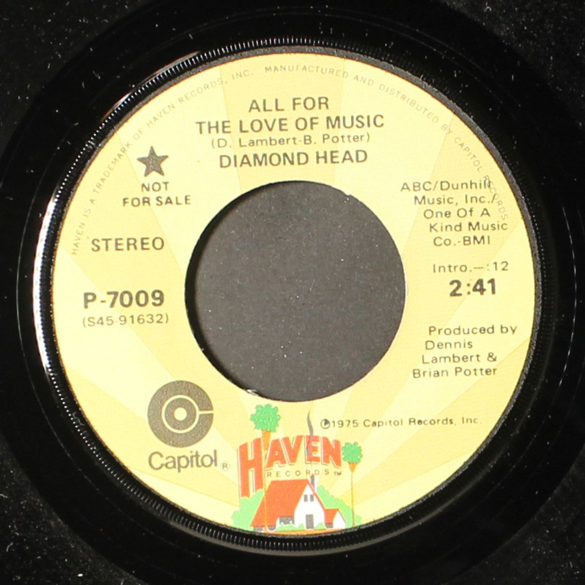 all for the love of music / mono by DIAMOND HEAD