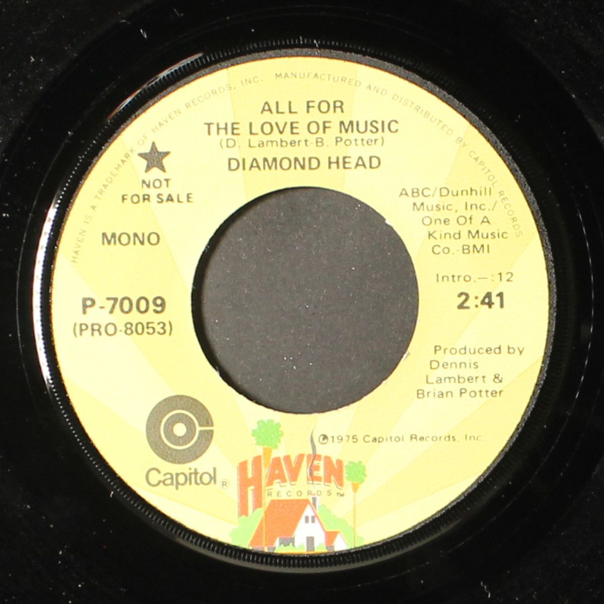 all for the love of music / mono by DIAMOND HEAD