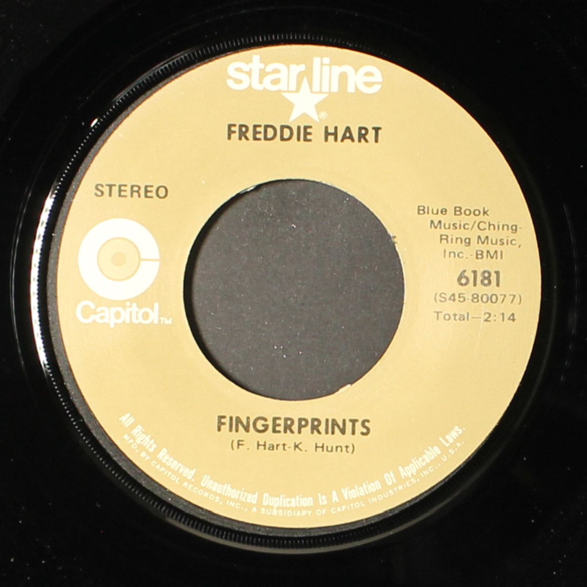 the key's in the mailbox / fingerprints by FREDDIE HART