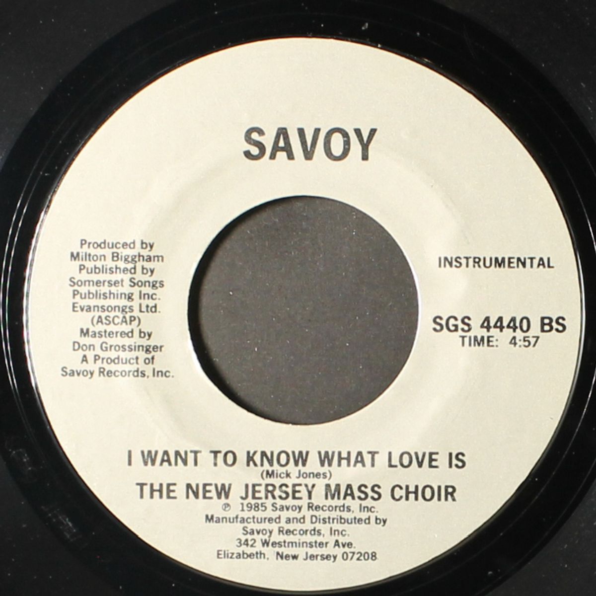 i want to know what love is by NEW JERSEY MASS CHOIR