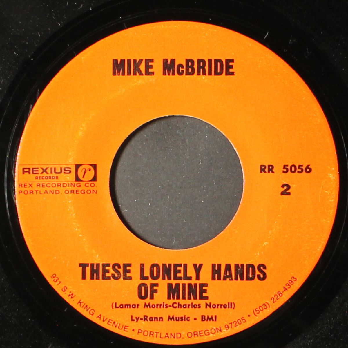 these lonely hands of mine / gentle love by MIKE MCBRIDE