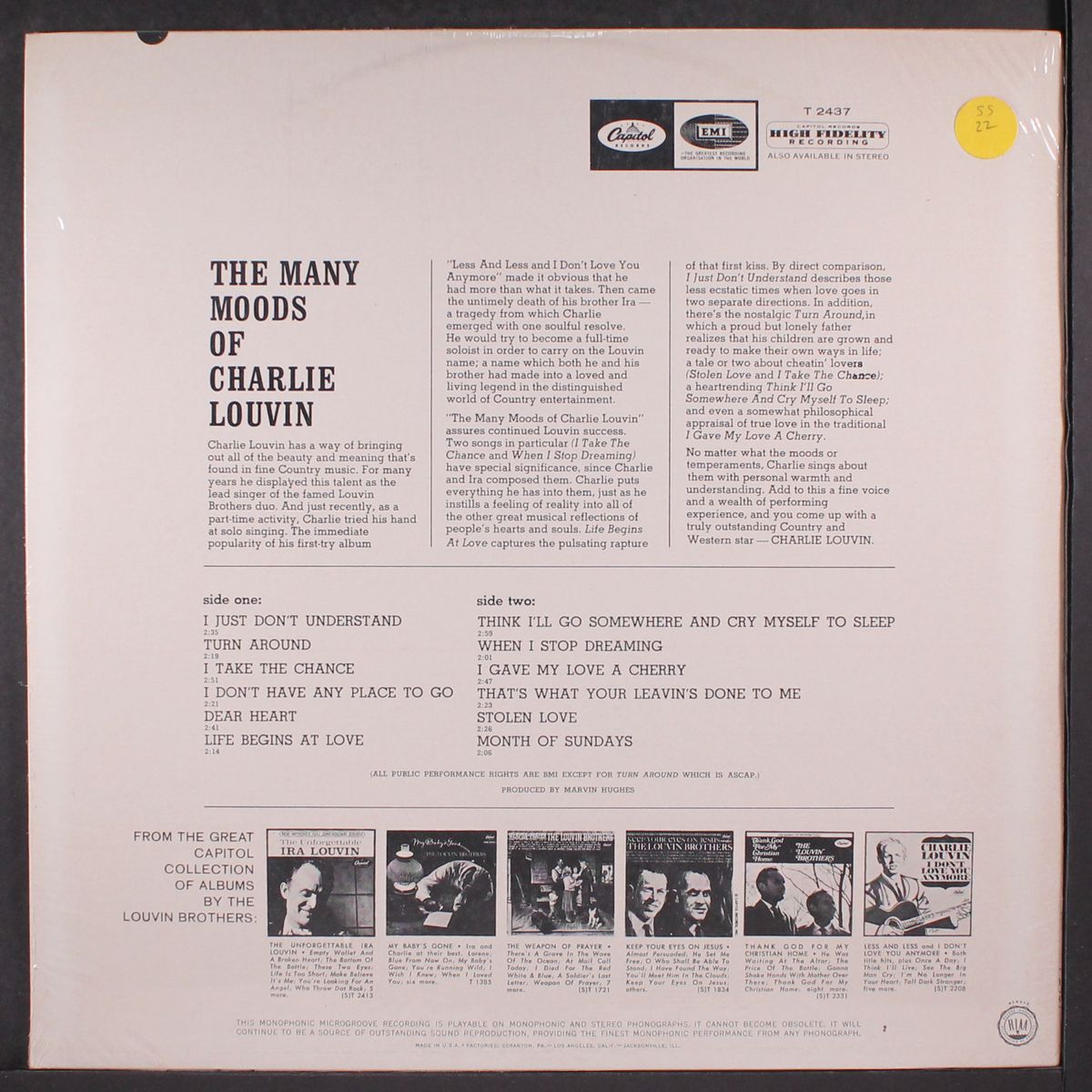 the many moods of by CHARLIE LOUVIN