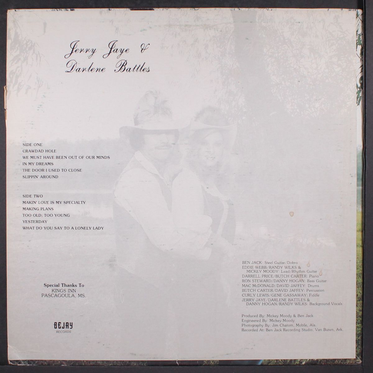 kings inn presents by JERRY JAYE & DARLENE BATTLE
