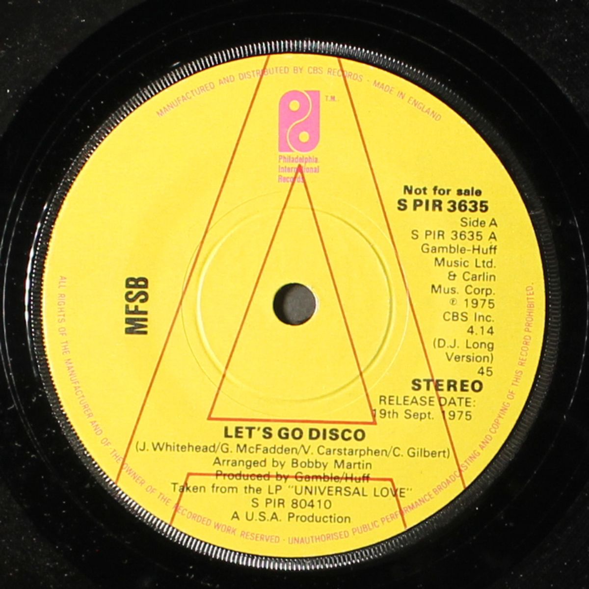 let's go disco by MFSB