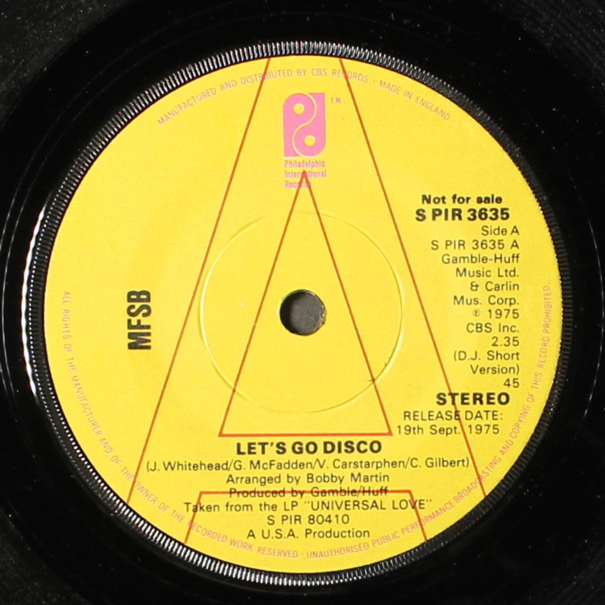 let's go disco by MFSB