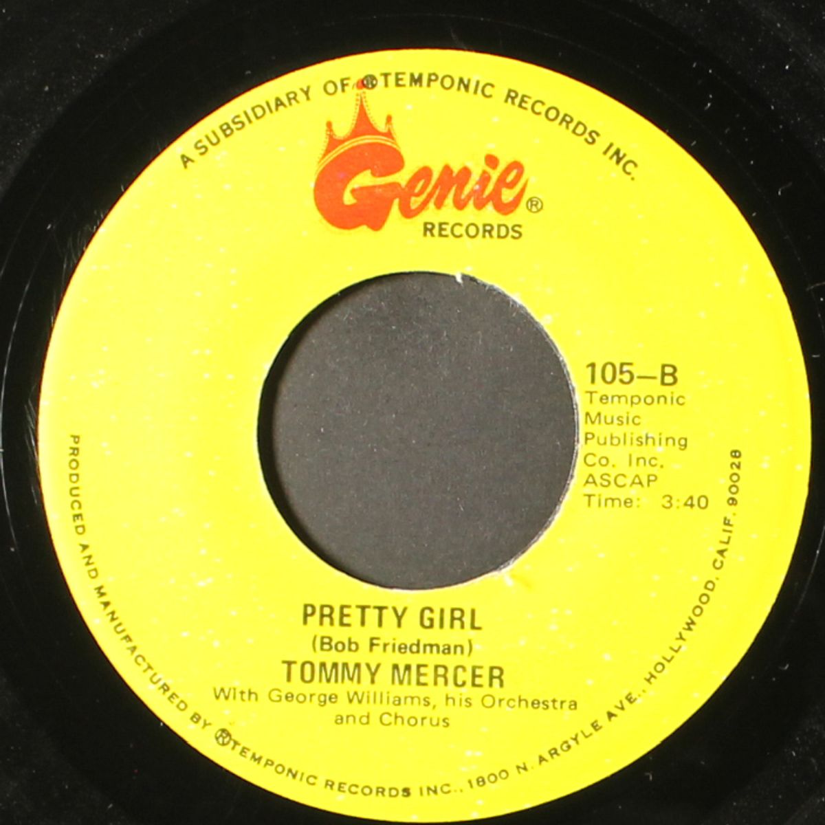 two thousand years / pretty girl by TOMMY MERCER