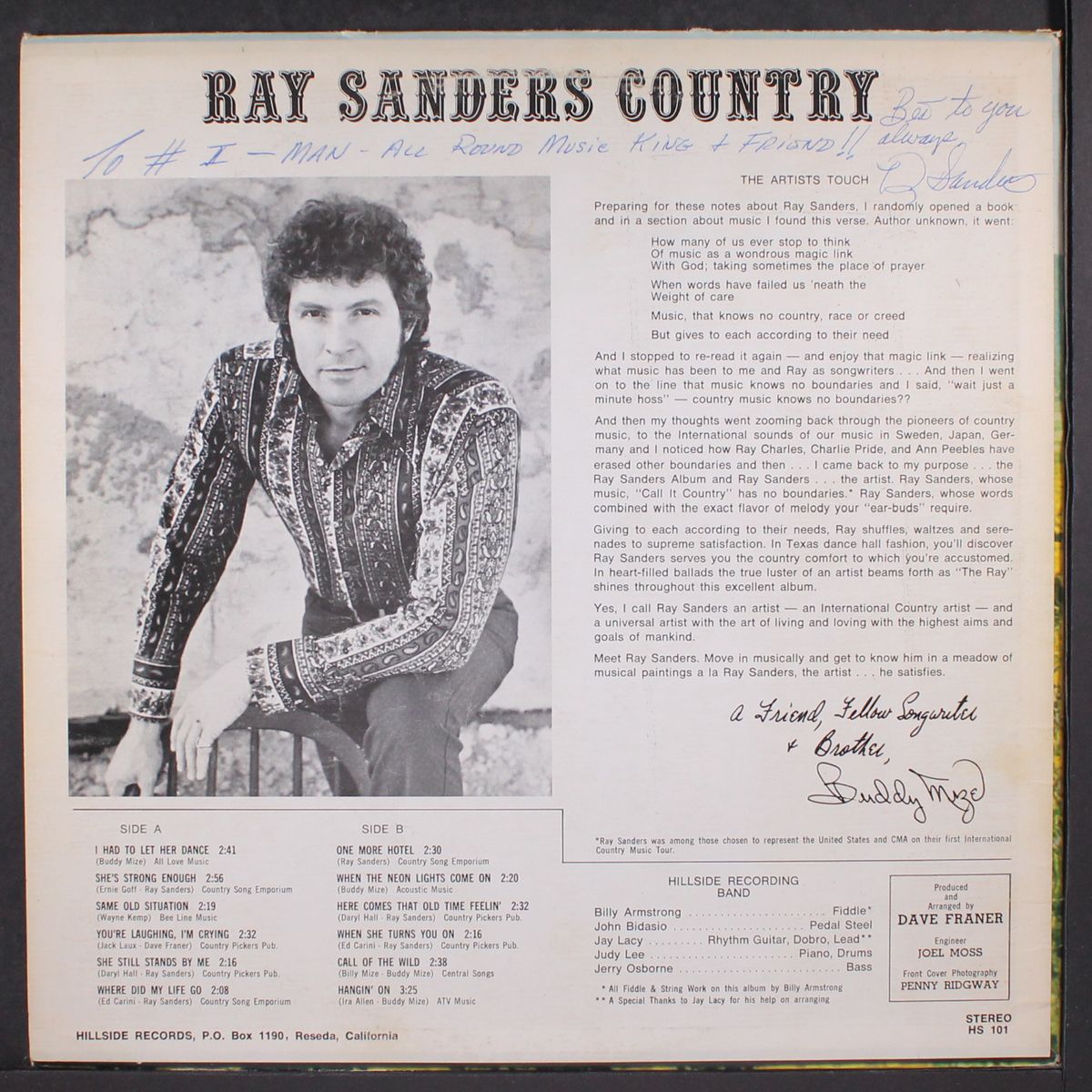 country by RAY SANDERS