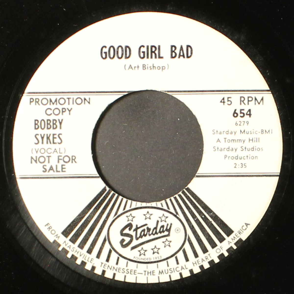 i should start running / good girl bad by BOBBY SYKES