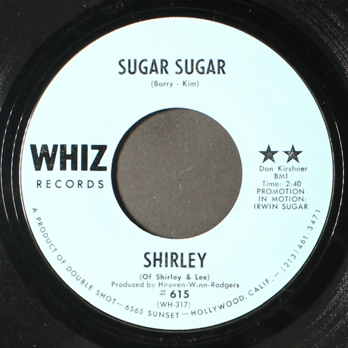 sugar sugar / gonna waltz right out of your life (1-2-3) by SHIRLEY