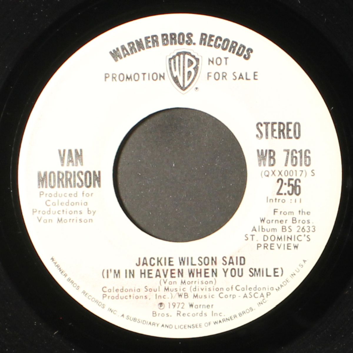 jackie wilson said / mono by VAN MORRISON