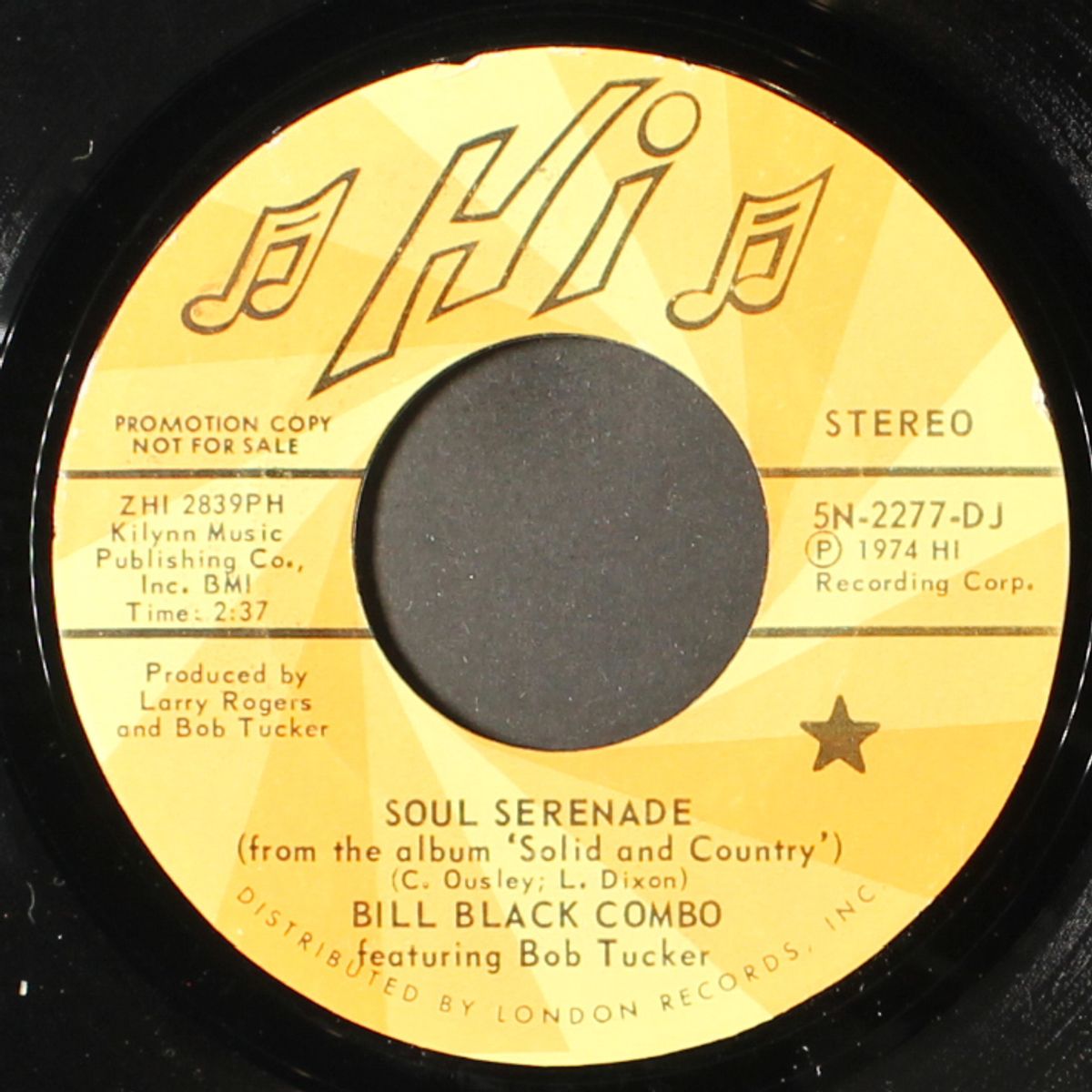 soul serenade / same by BILL BLACK'S COMBO