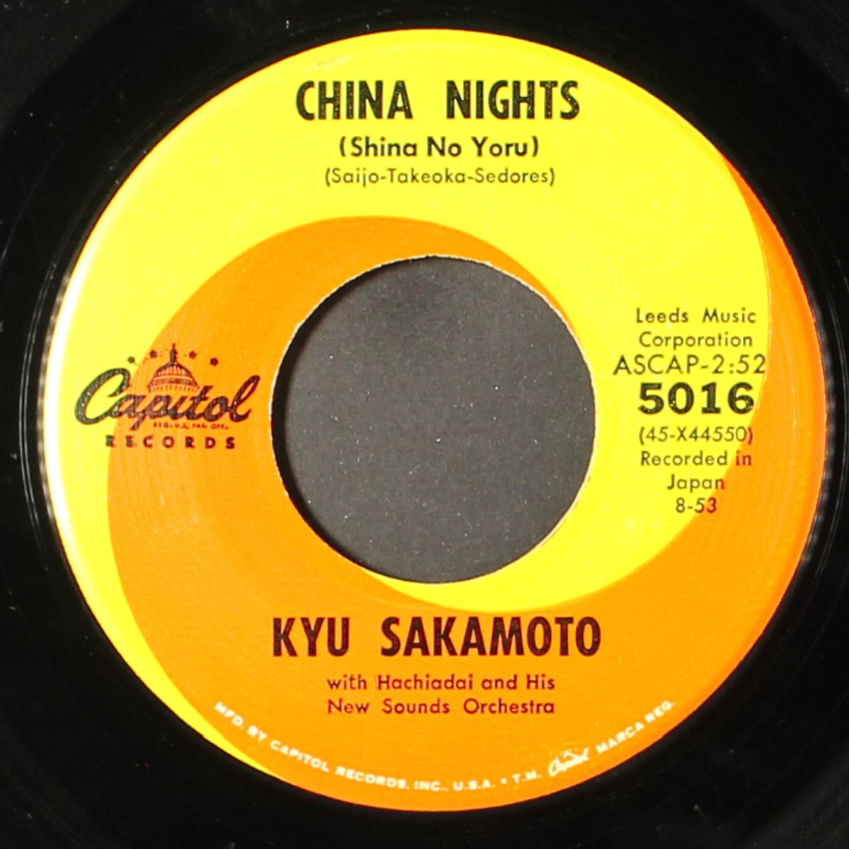china nights / benkyo no cha cha cha by KYU SAKAMOTO