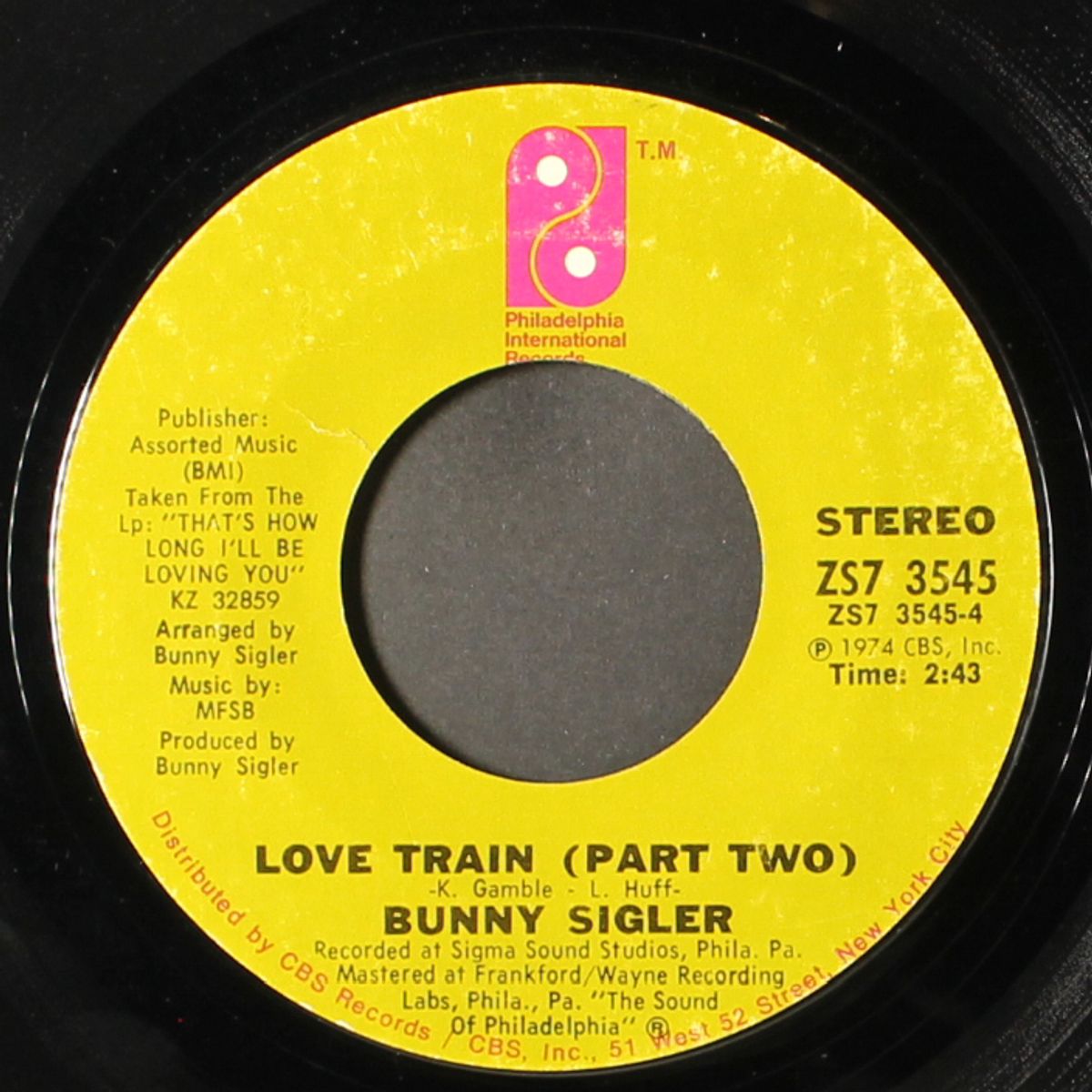 love train / part 2 by BUNNY SIGLER