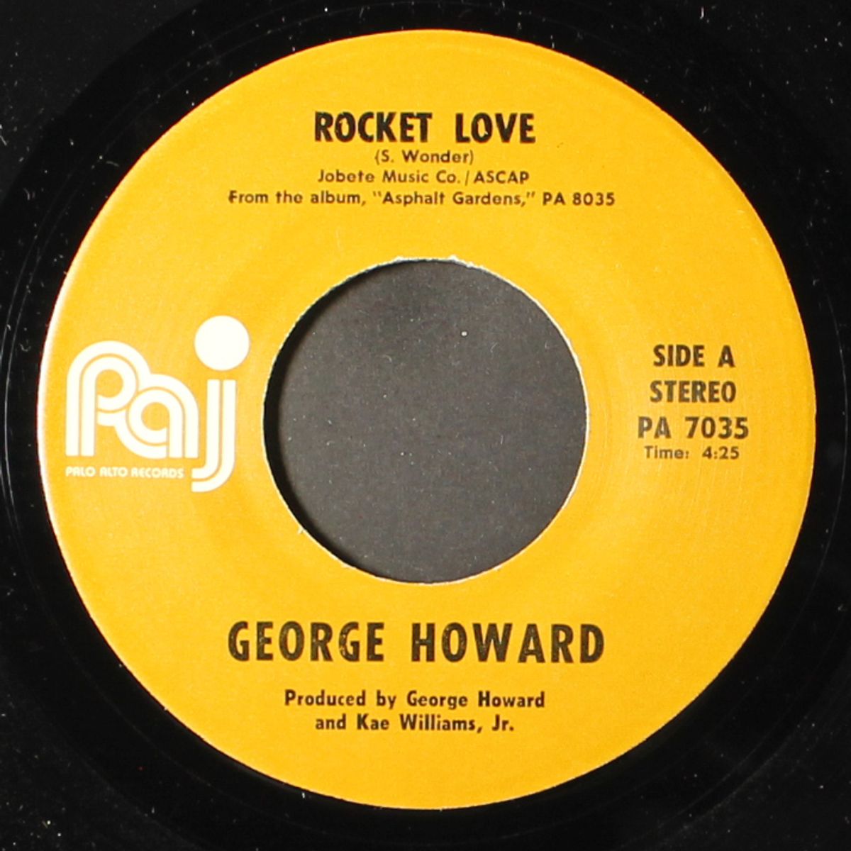 rocket love / asphalt gardens by GEORGE HOWARD