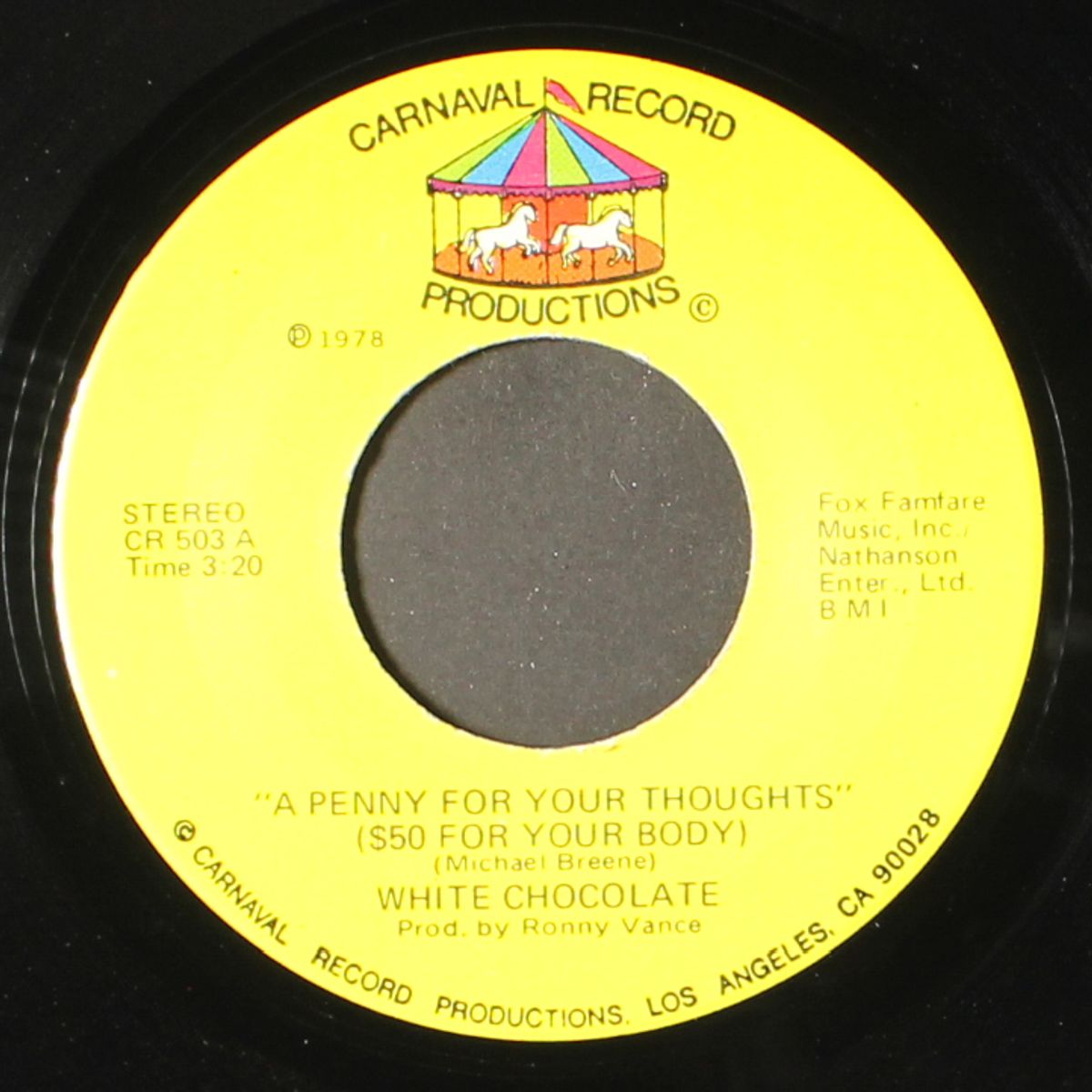 bump chump / a penny for your thoughts by WHITE CHOCOLATE