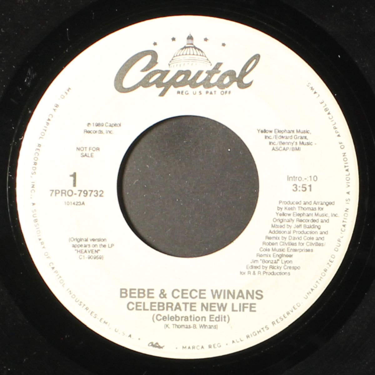 celebrate new life / same by BEBE & CECE WINANS