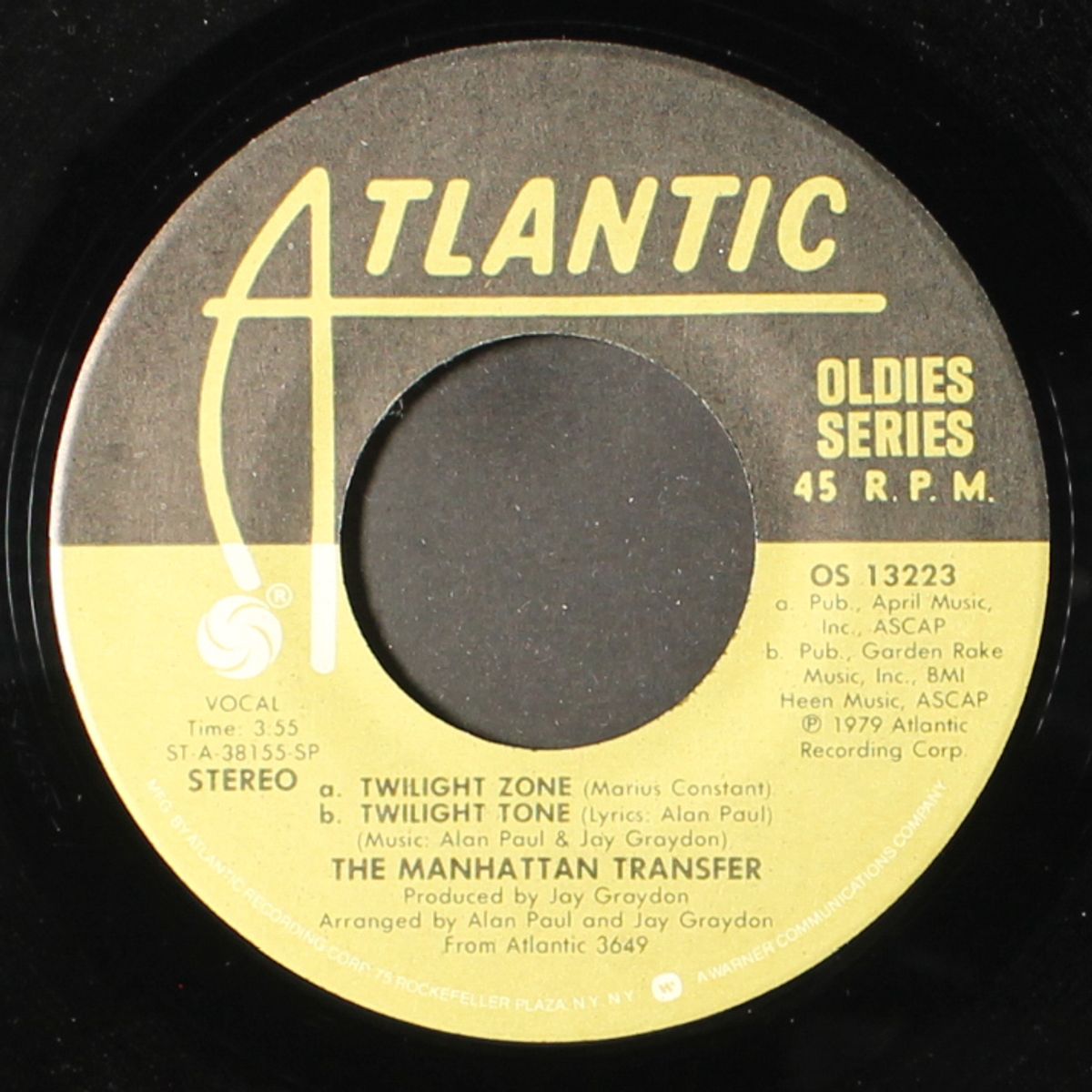 trickle trickle / twighlight zone by MANHATTAN TRANSFER
