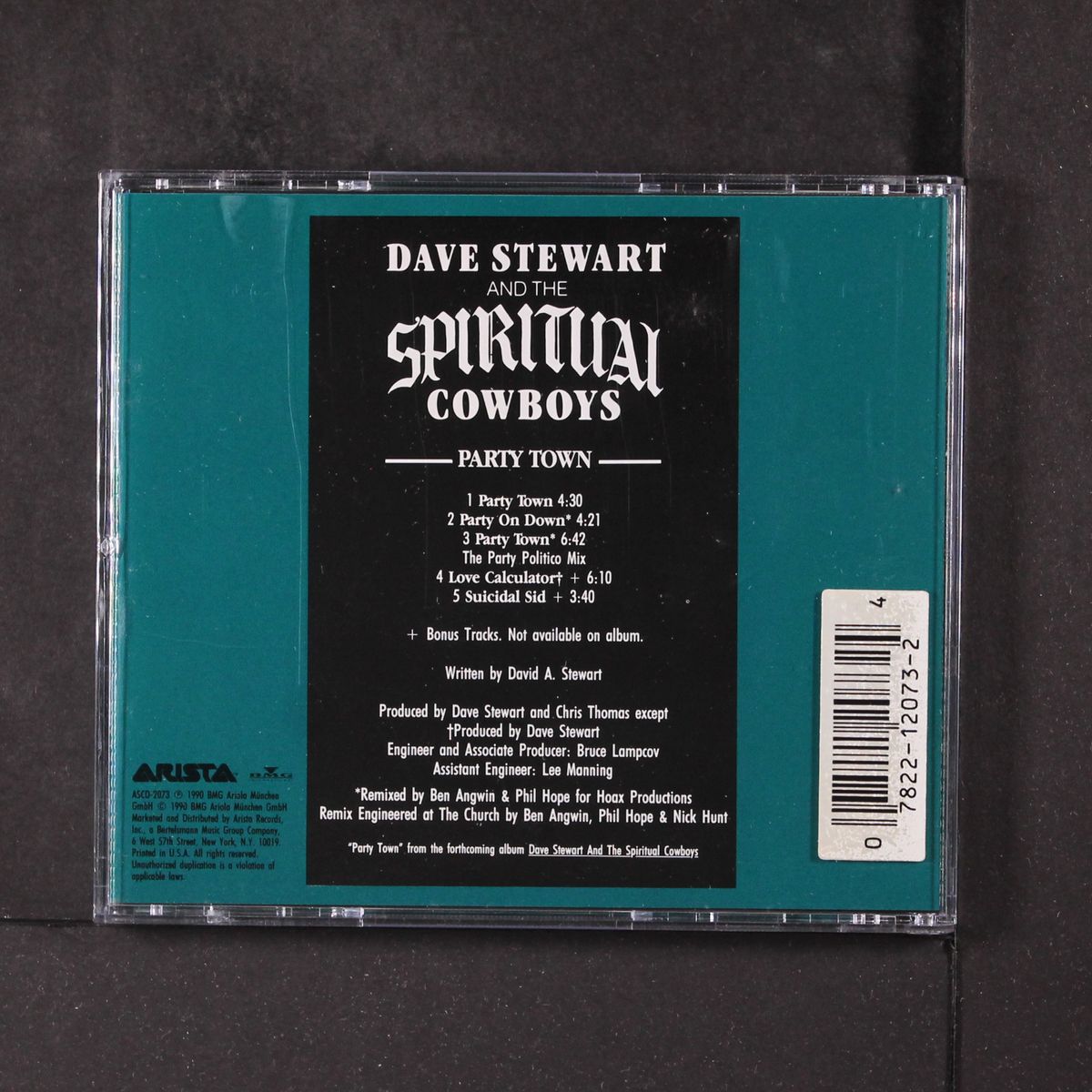 party town by DAVE STEWART AND THE SPIRITUAL COWBOYS
