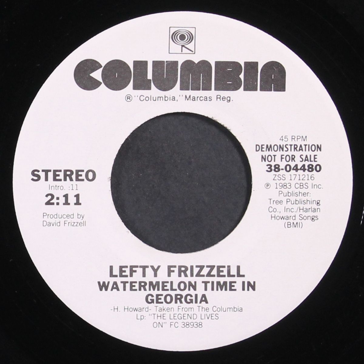 watermelon time in georgia / same by LEFTY FRIZZELL