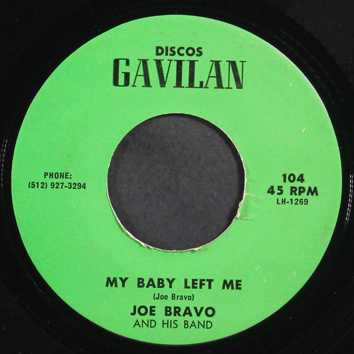 i can't forget you / my baby left me by JOE BRAVO