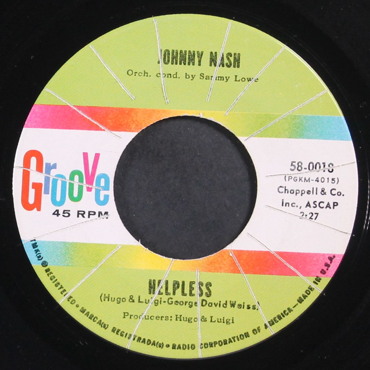 helpless / i've got a lot to offer, darling by JOHNNY NASH