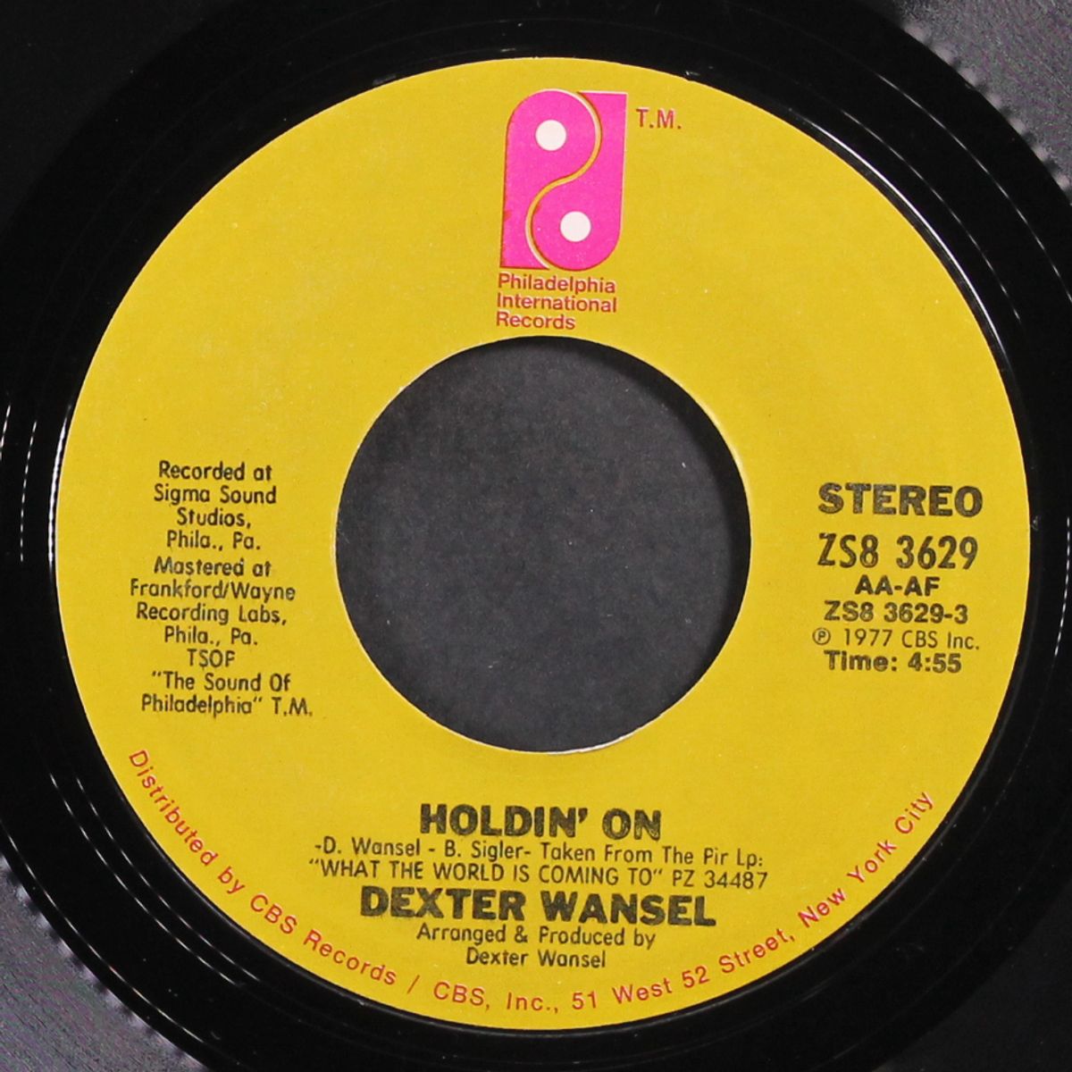 holdin' on / dance with me tonight by DEXTER WANSEL