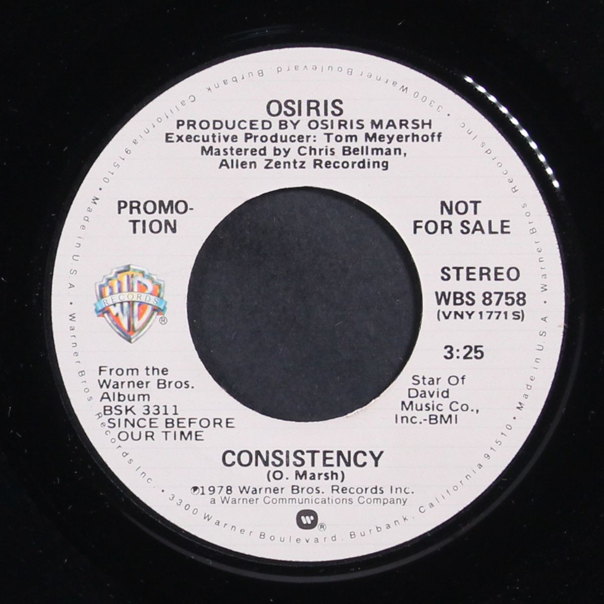 consistency / almost by OSIRIS
