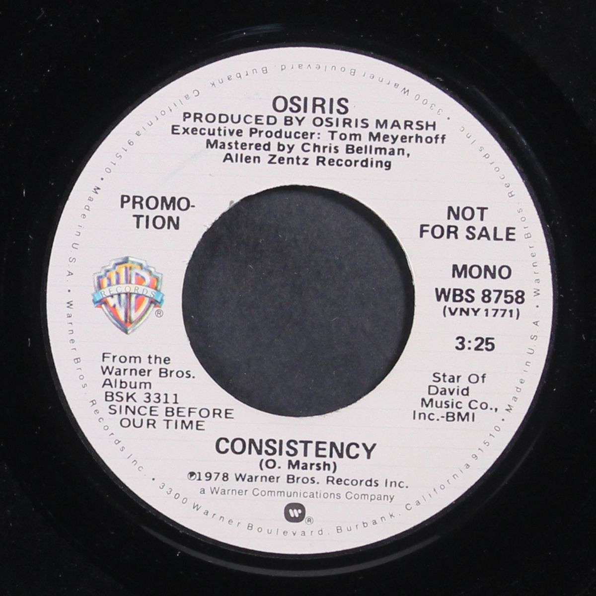 consistency / almost by OSIRIS