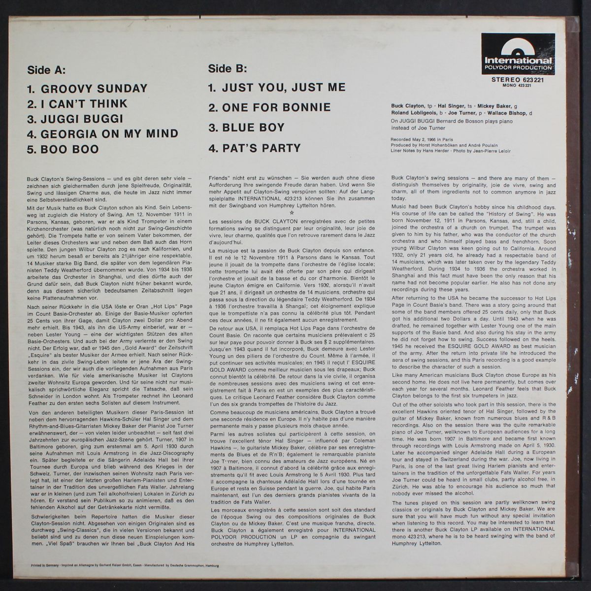 buck clayton & friends by BUCK CLAYTON