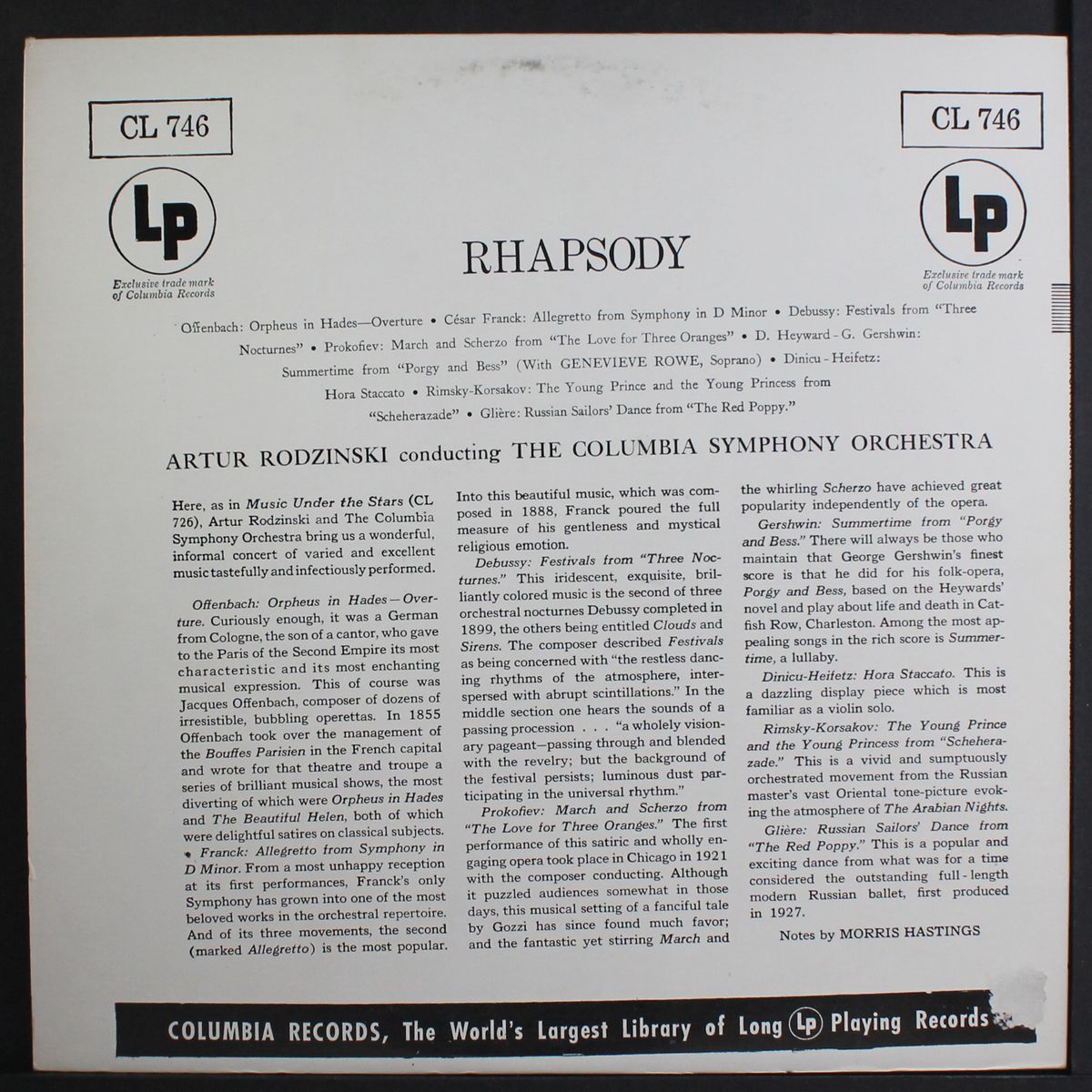 rhapsody by ARTUR RODZINSKI
