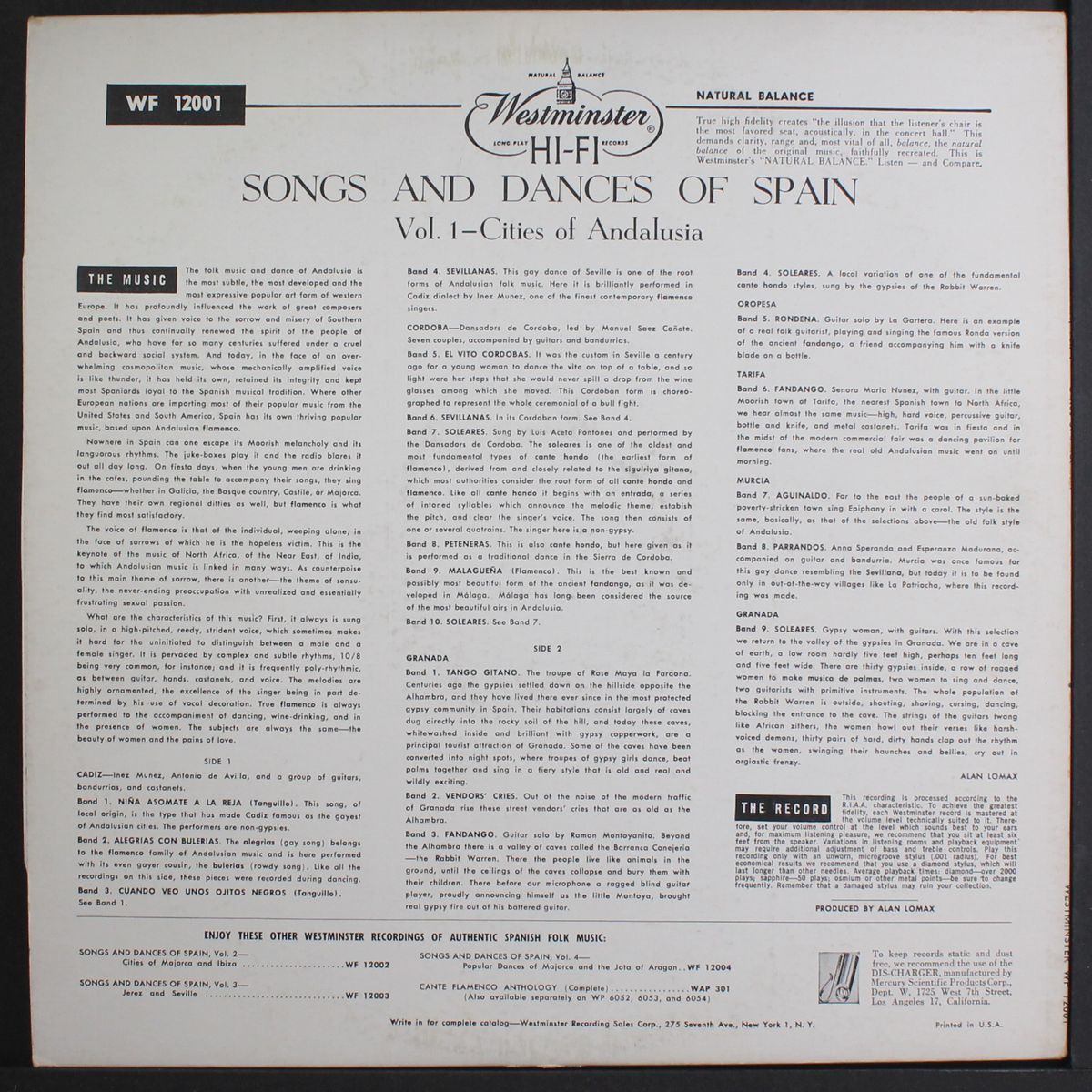 songs and dances of spain vol. 1 by VARIOUS