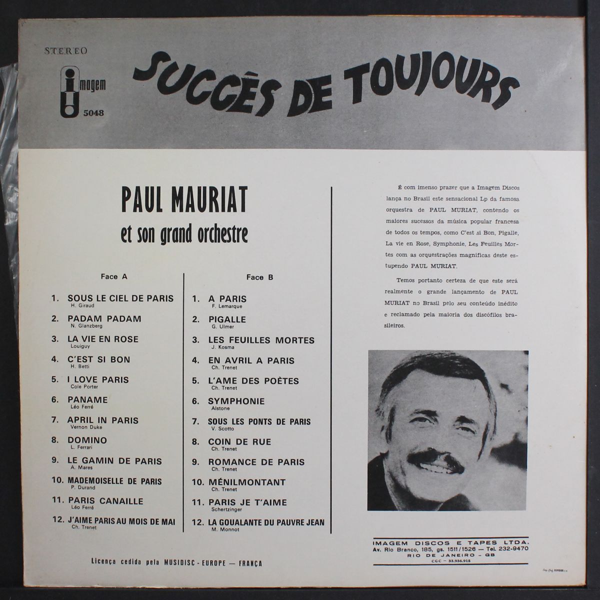 succes de toujours by PAUL MAURIAT