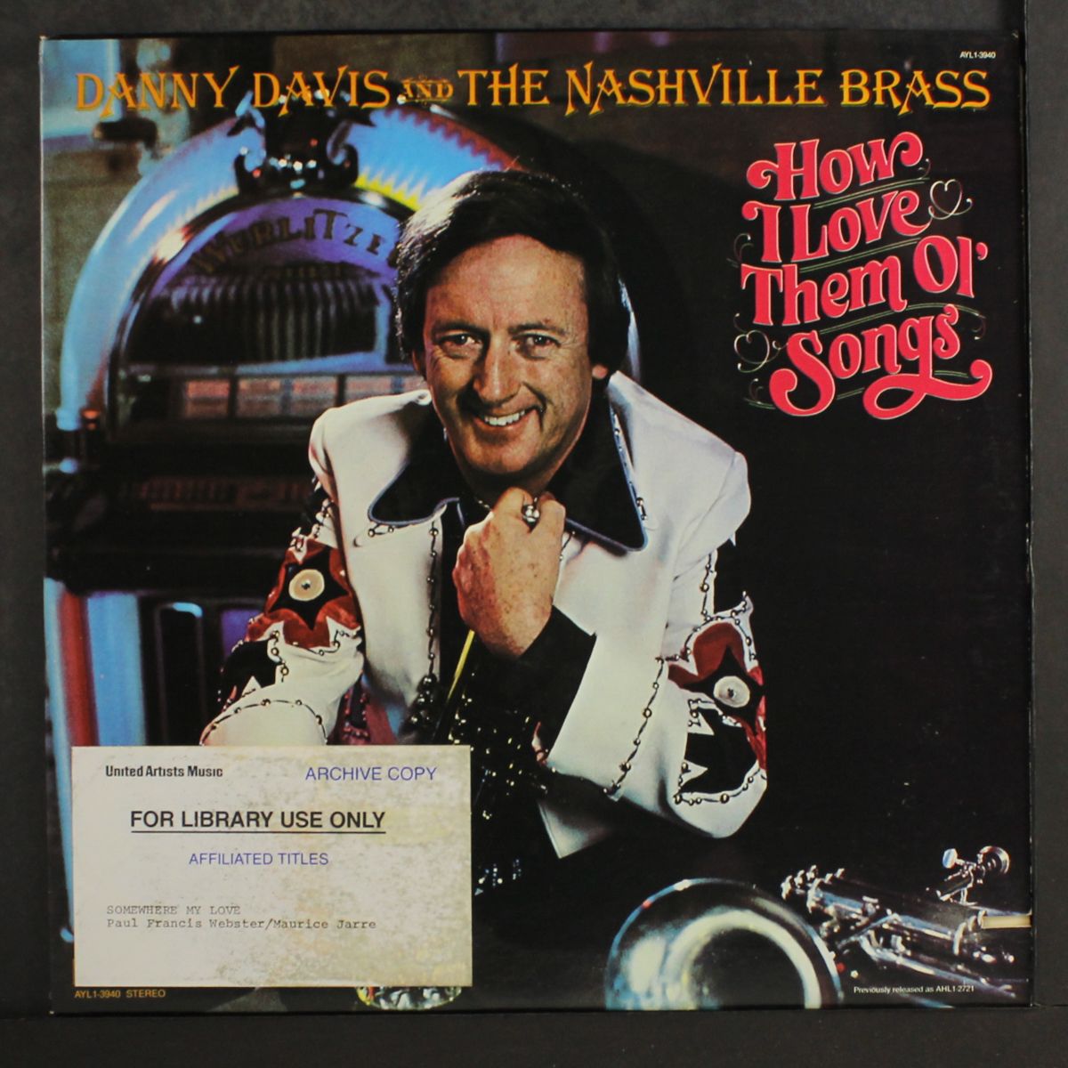 how i love them ol' songs by DANNY DAVIS