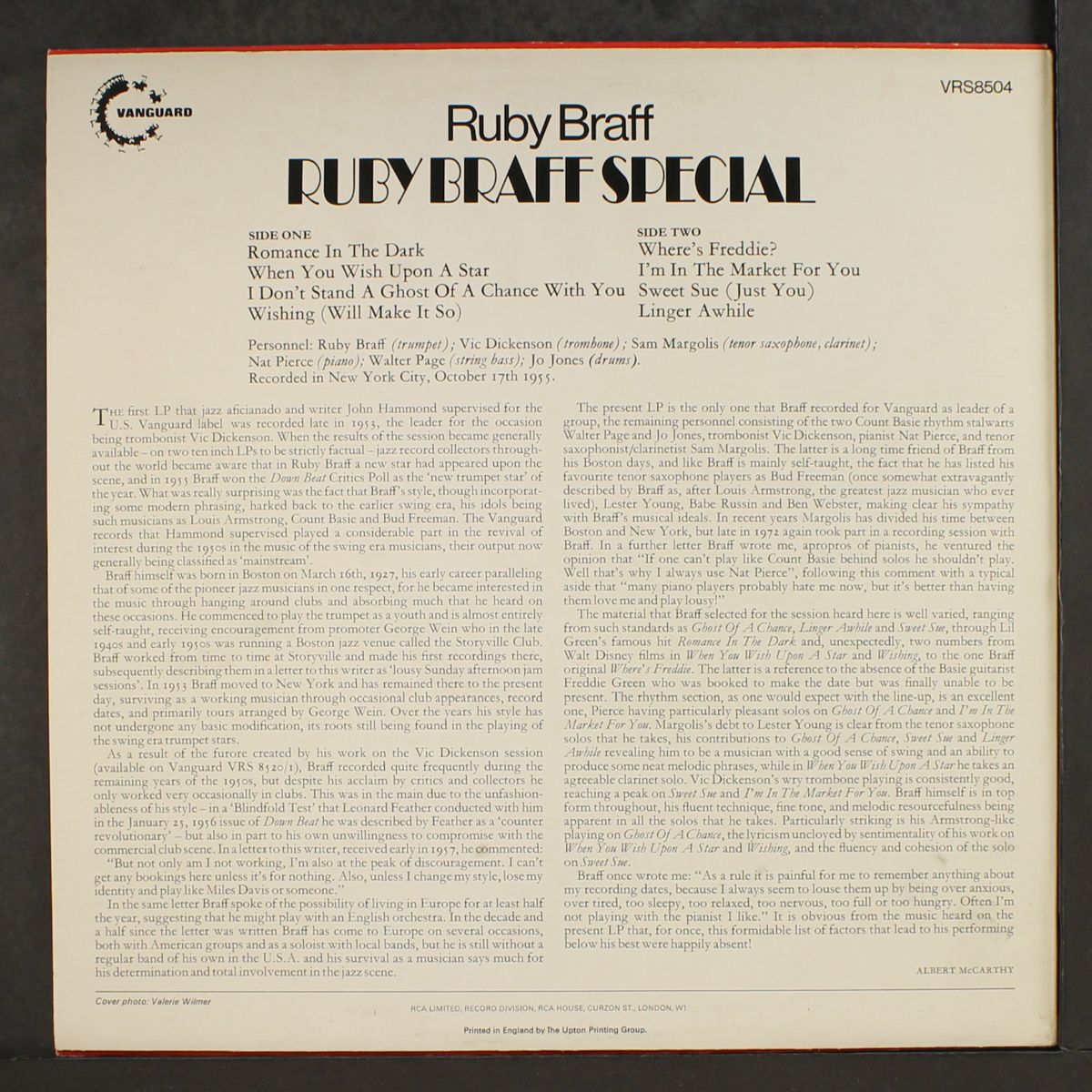ruby braff special by RUBY BRAFF