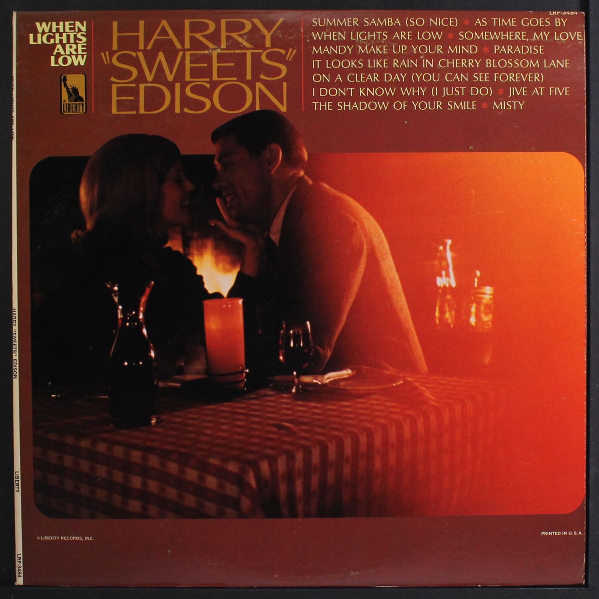 when lights are low by HARRY 'SWEETS' EDISON