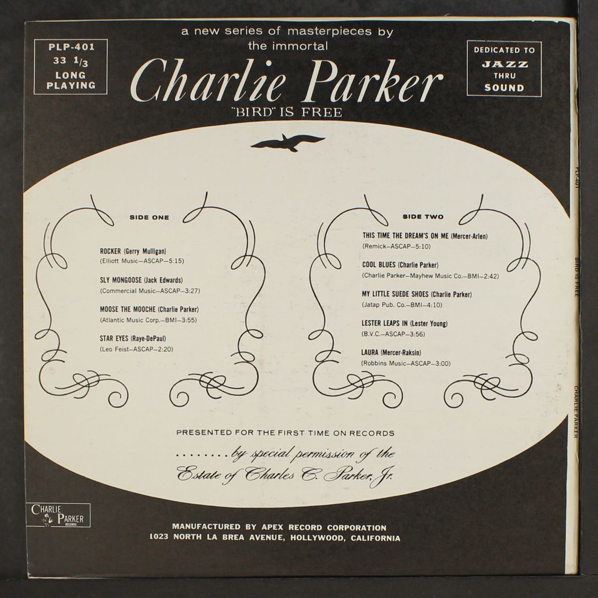 bird is free by CHARLIE PARKER