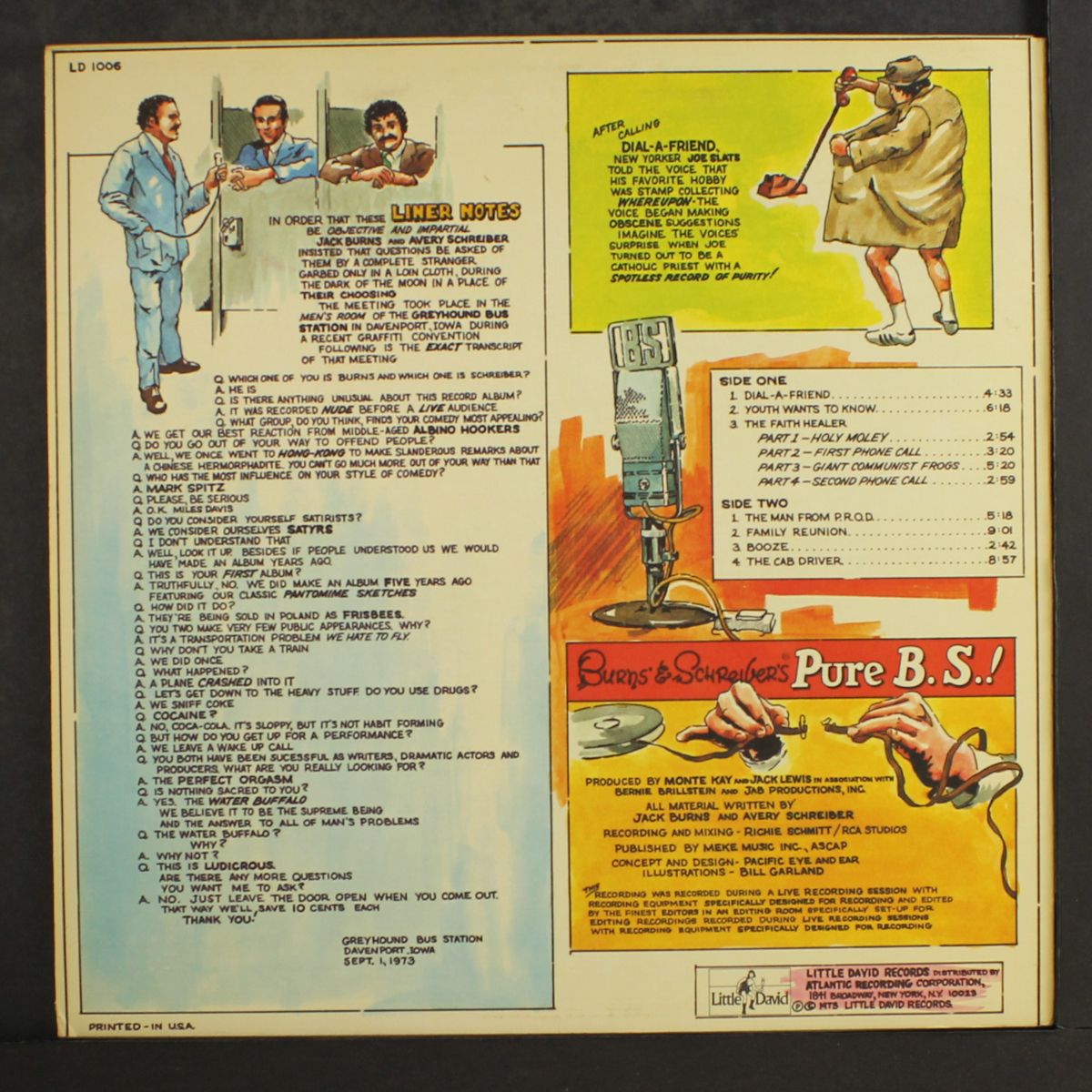 pure b.s. by BURNS & SCHREIBER