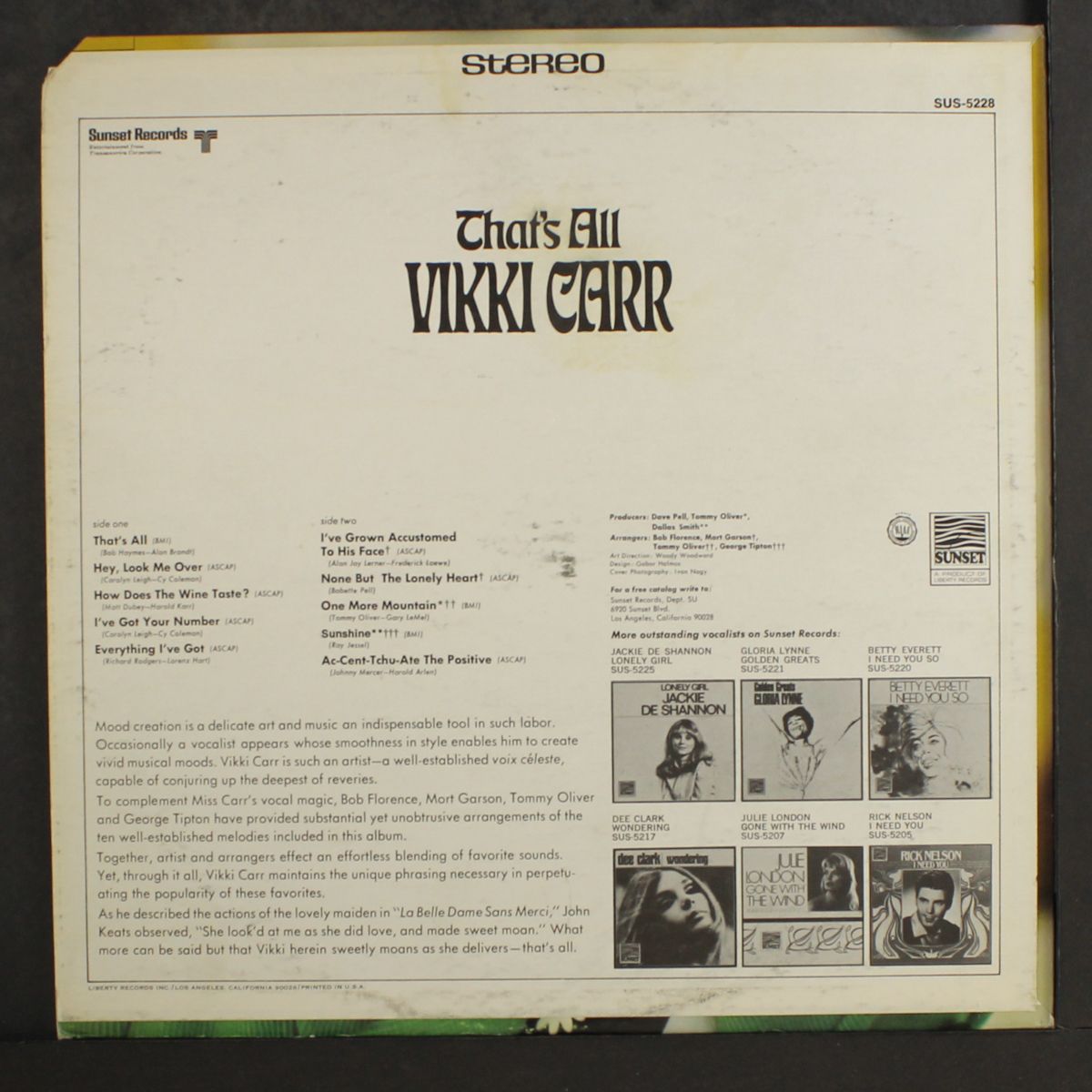 that's all by VIKKI CARR