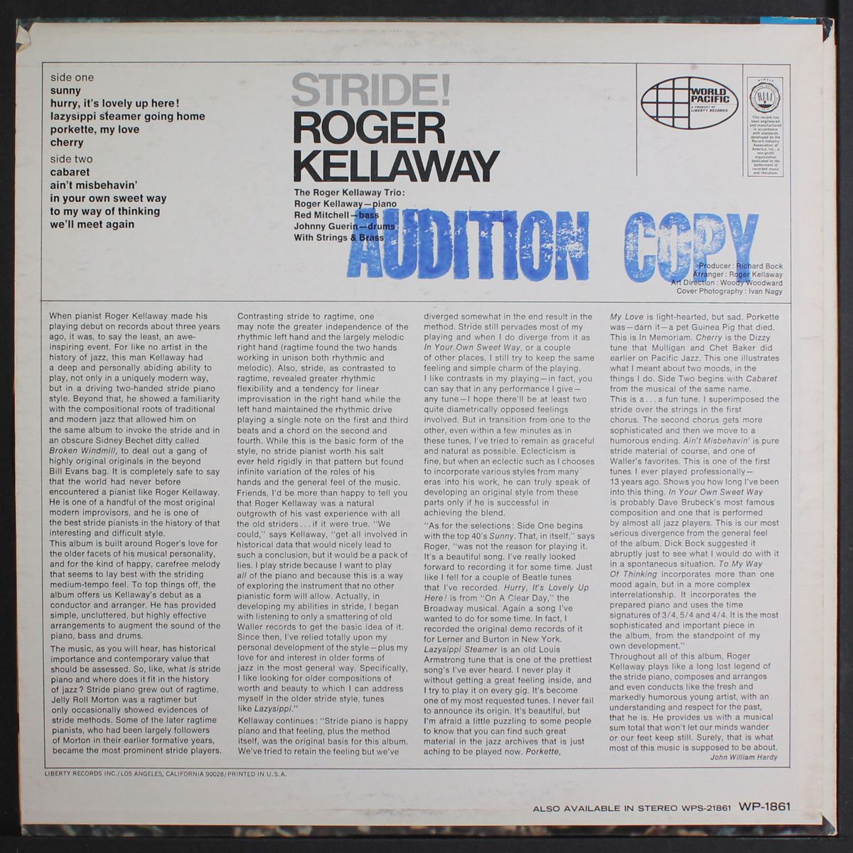 stride! by ROGER KELLAWAY