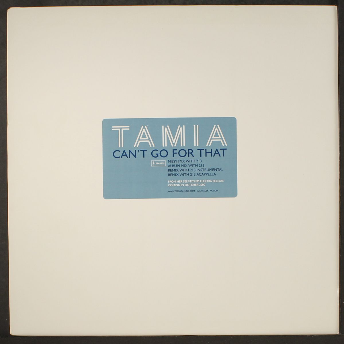can't go for that (missy mix) by TAMIA