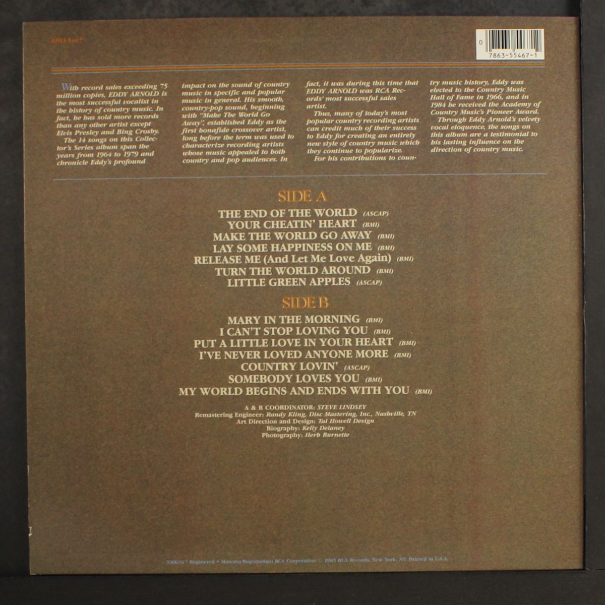 collector's series by EDDY ARNOLD