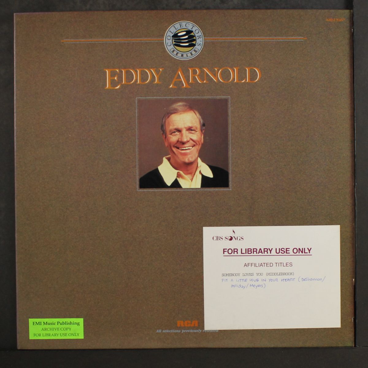 collector's series by EDDY ARNOLD