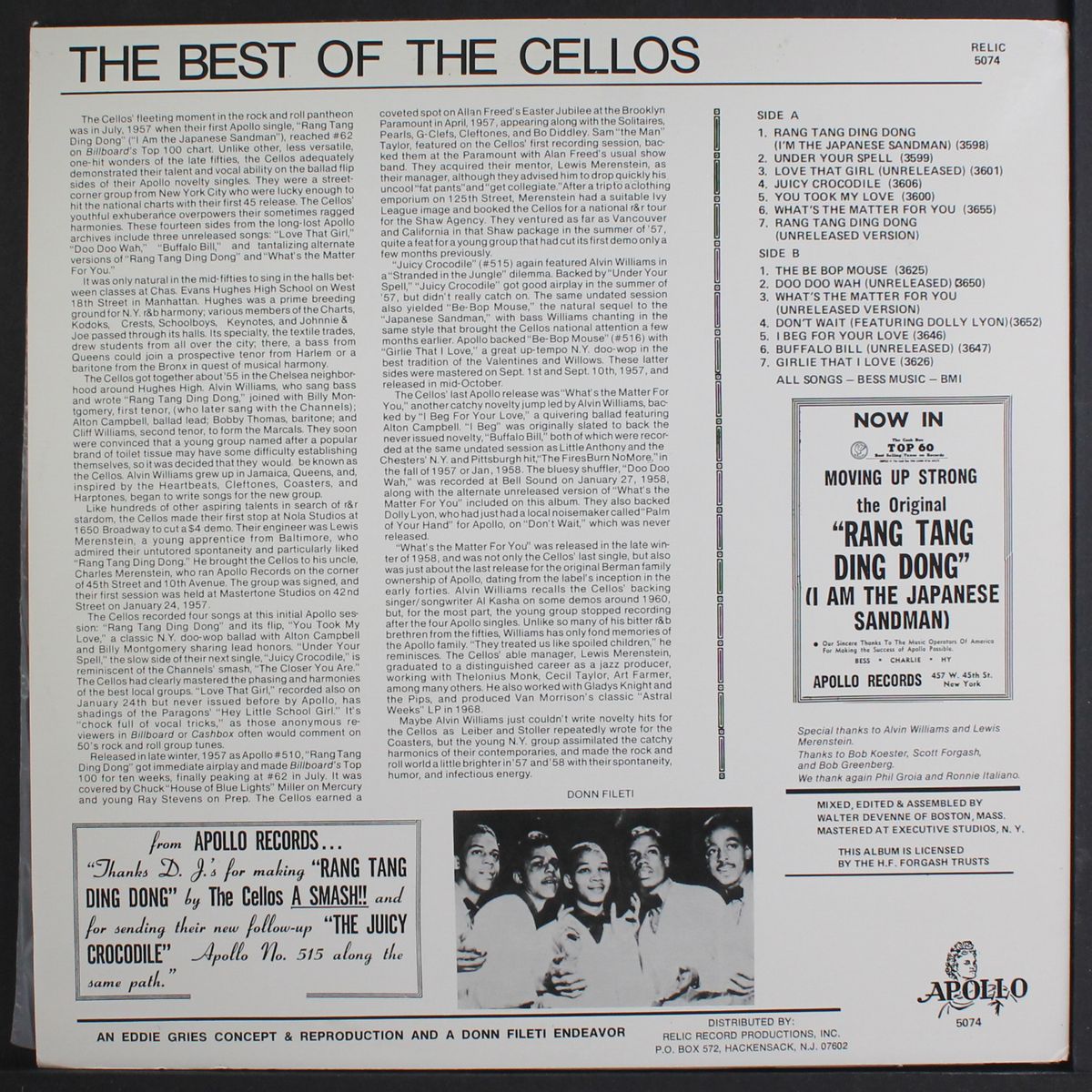 rang tang ding dong by CELLOS