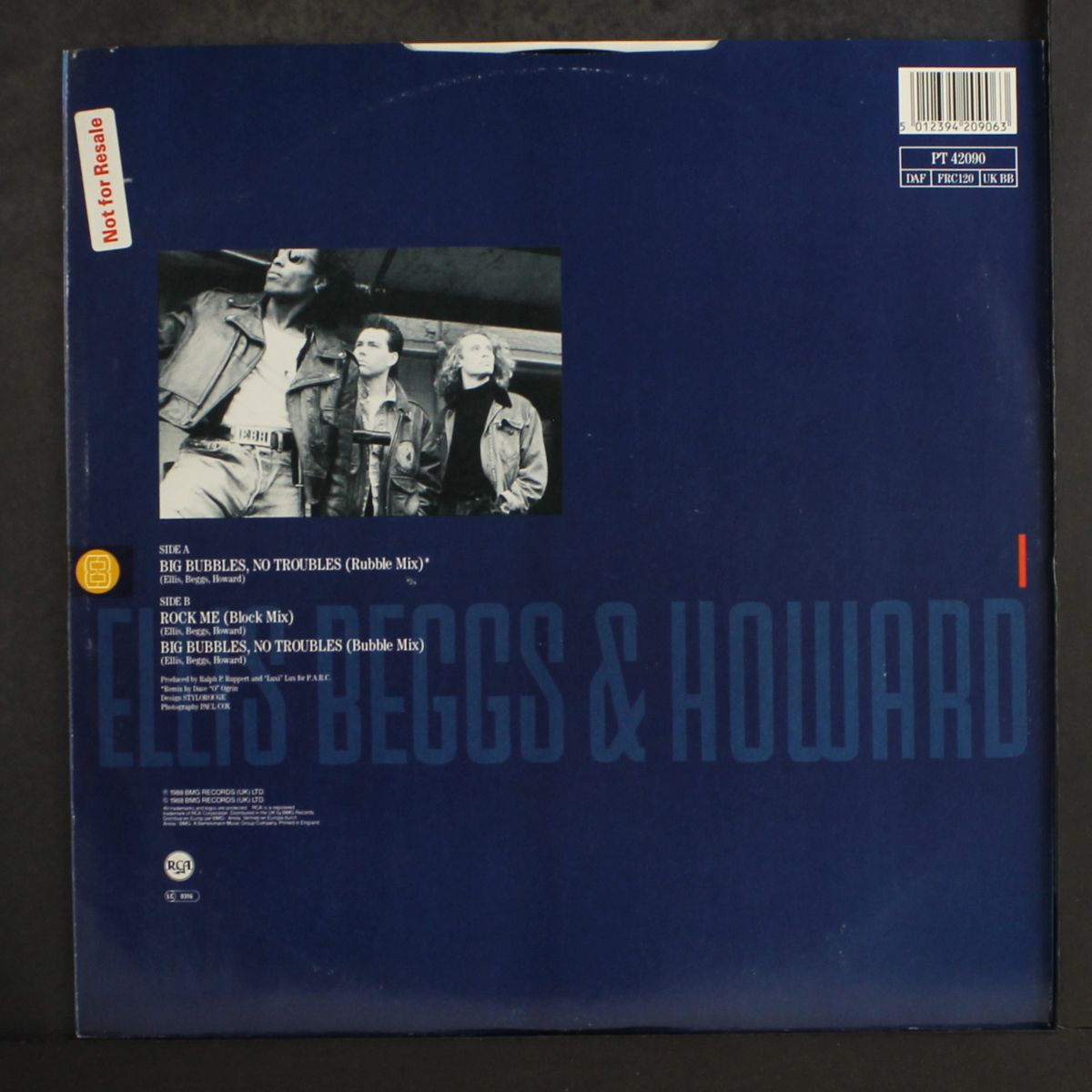 big bubbles no, troubles by ELLIS BEGGS & HOWARD