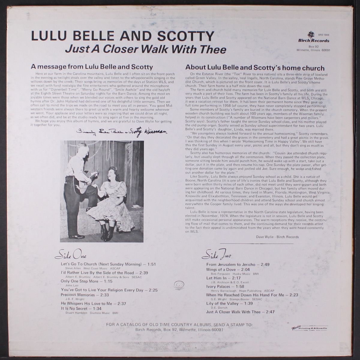 just a closer walk with thee by LULU BELLE & SCOTTY