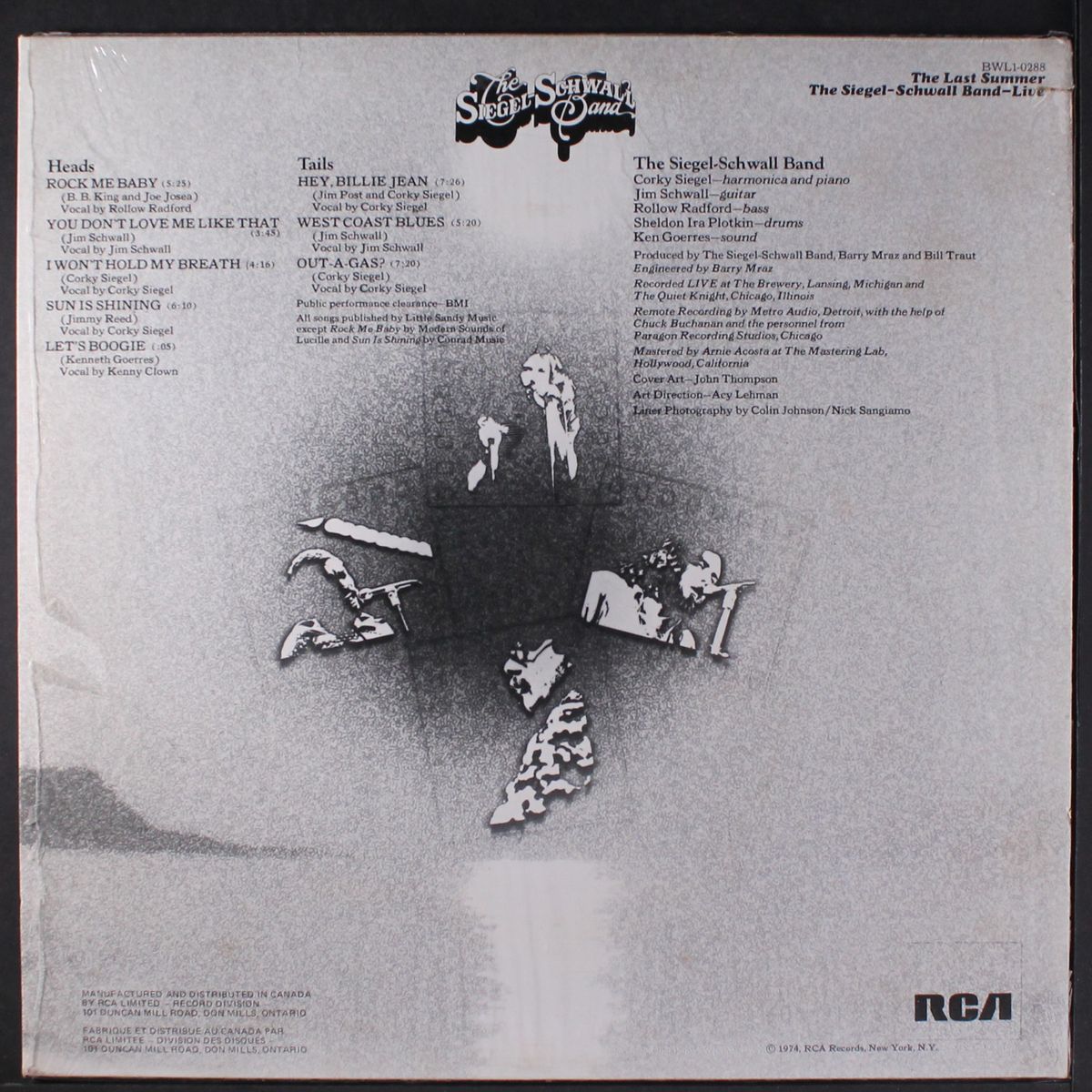 live, the last summer by SIEGEL-SCHWALL BAND