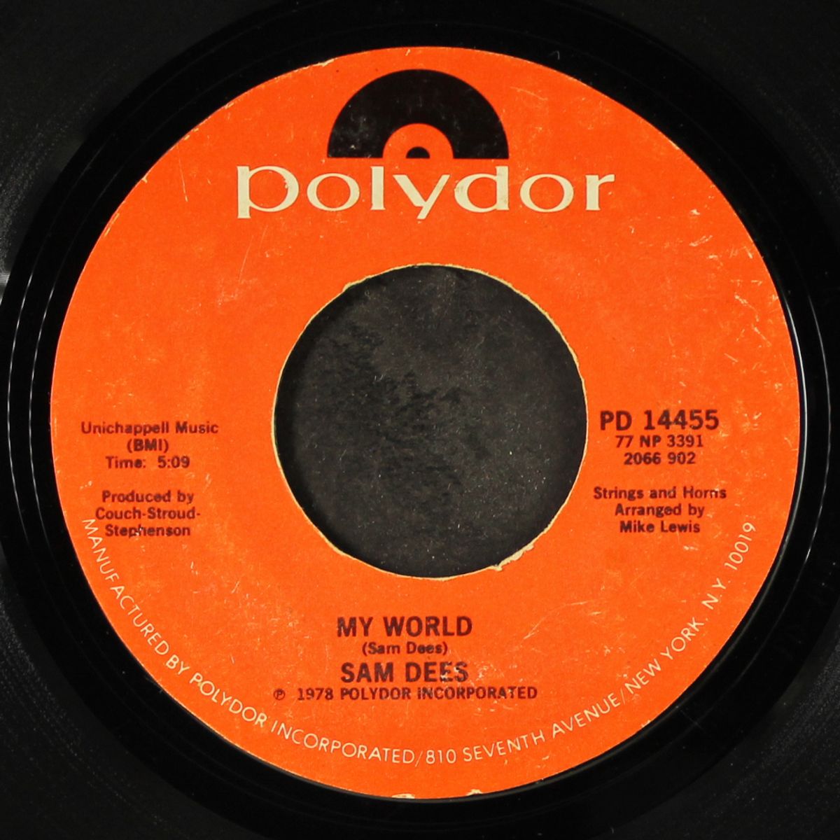 my world / say yeah by SAM DEES